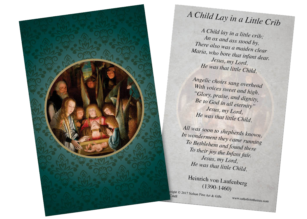 Adoration of the Shepherds Holy Card
