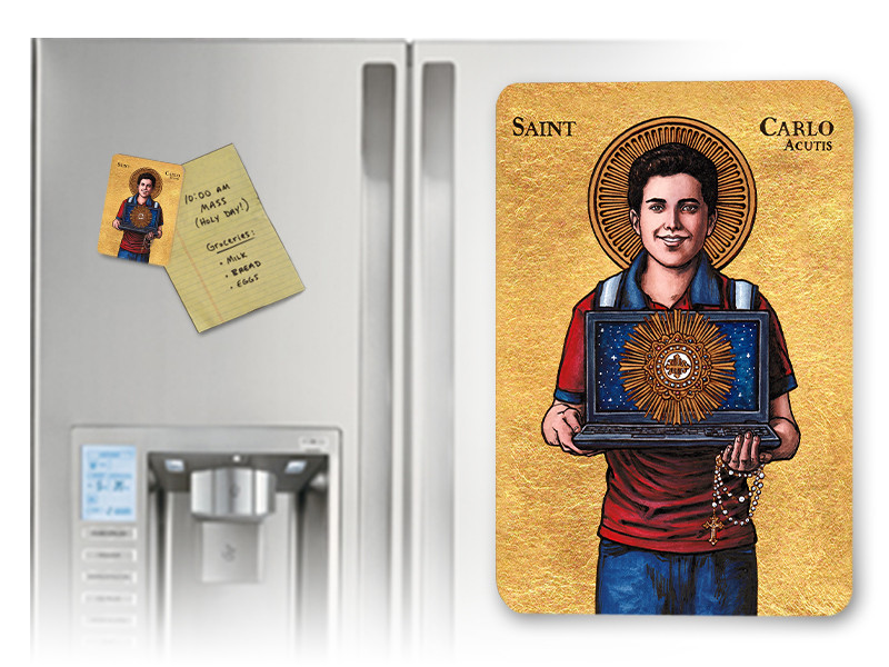 Theophilia St. Carlo Acutis Magnet