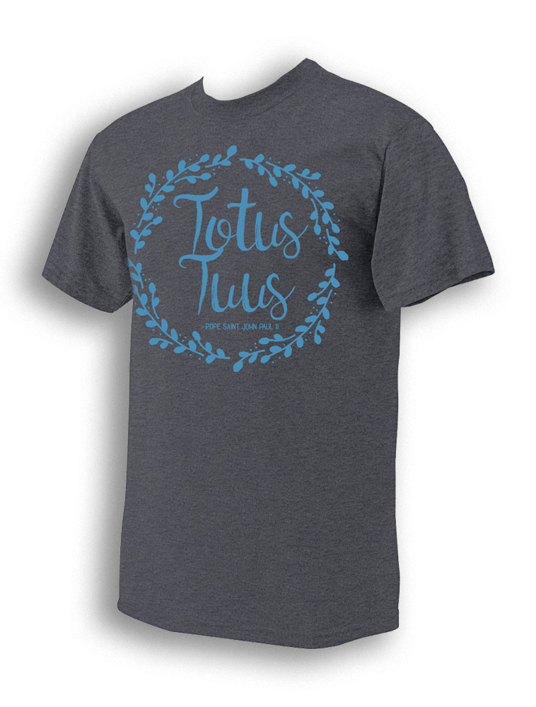 Totus Tuus Wreath T-Shirt