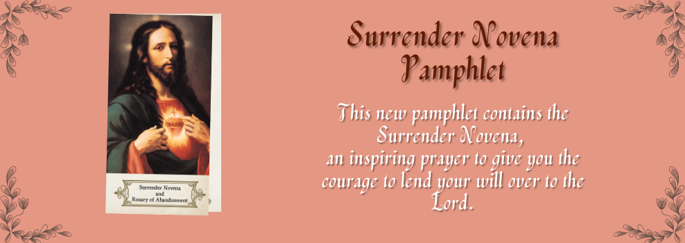 Surrender Novena Pamphlet