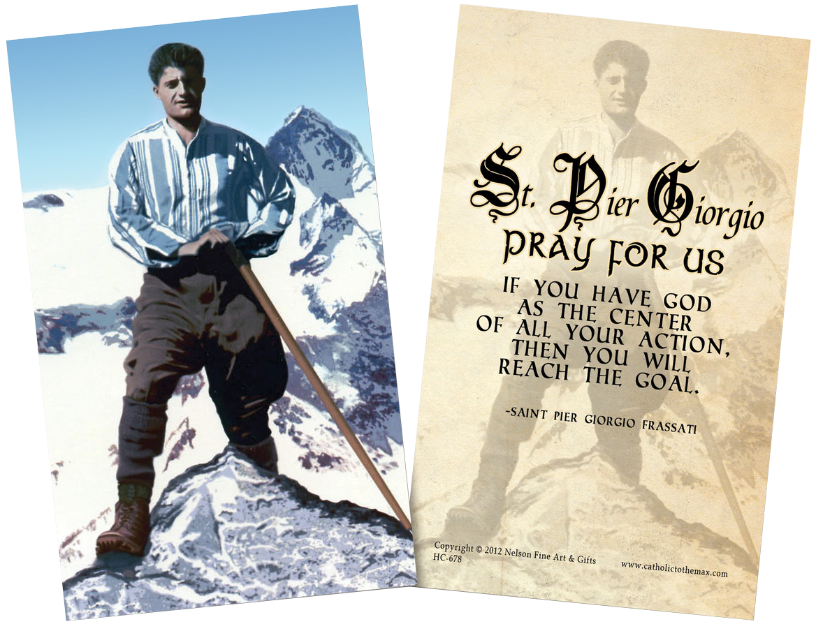 St. Pier Giorgio Frassati Holy Card
