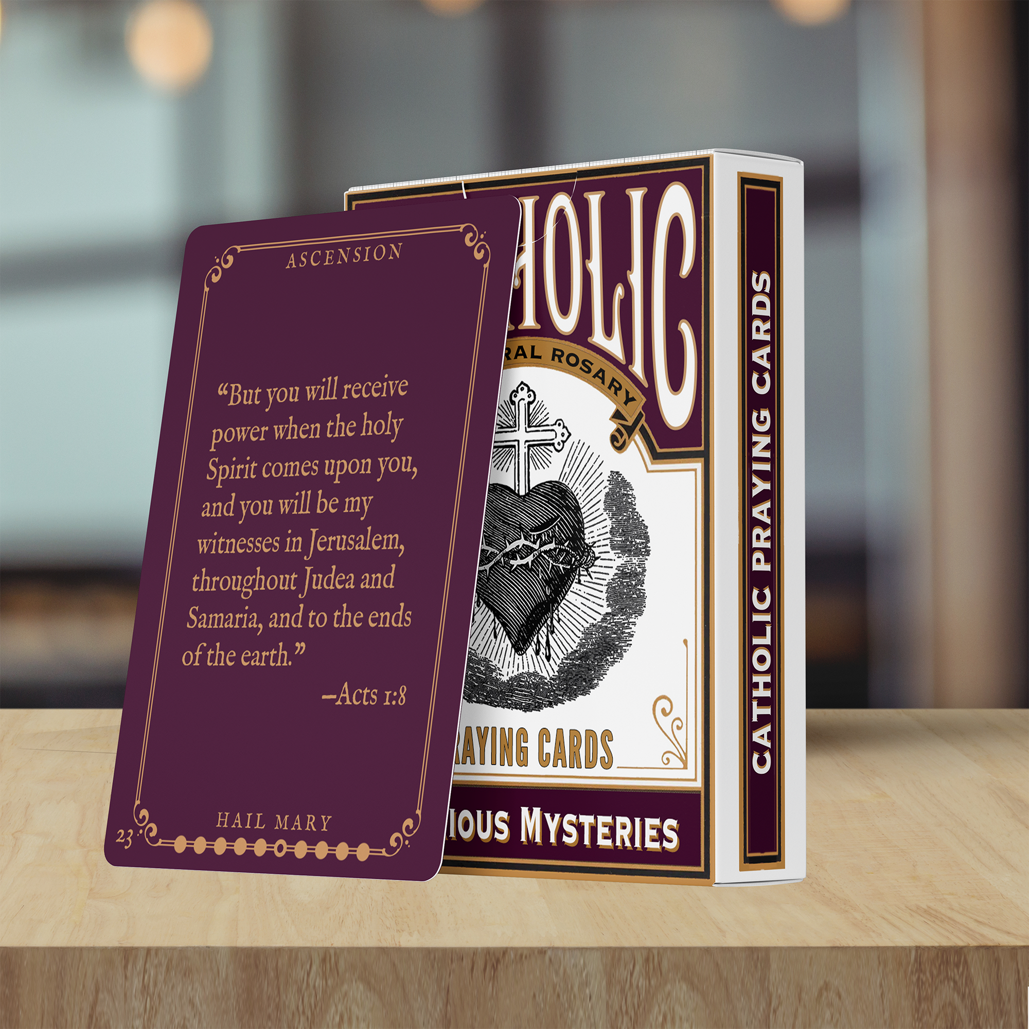 Glorious Mysteries Praying Cards
