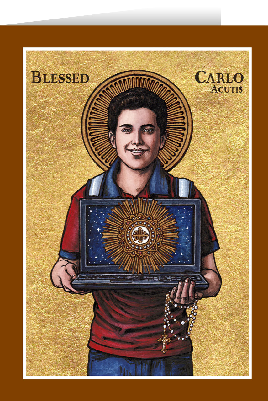 Theophilia Blessed Carlo Acutis Greeting Card