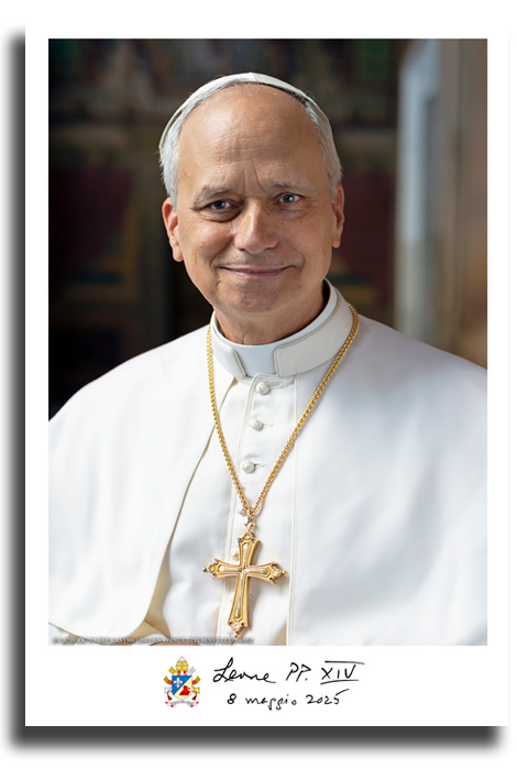 Pope Leo XIV Formal Portrait Classroom Poster