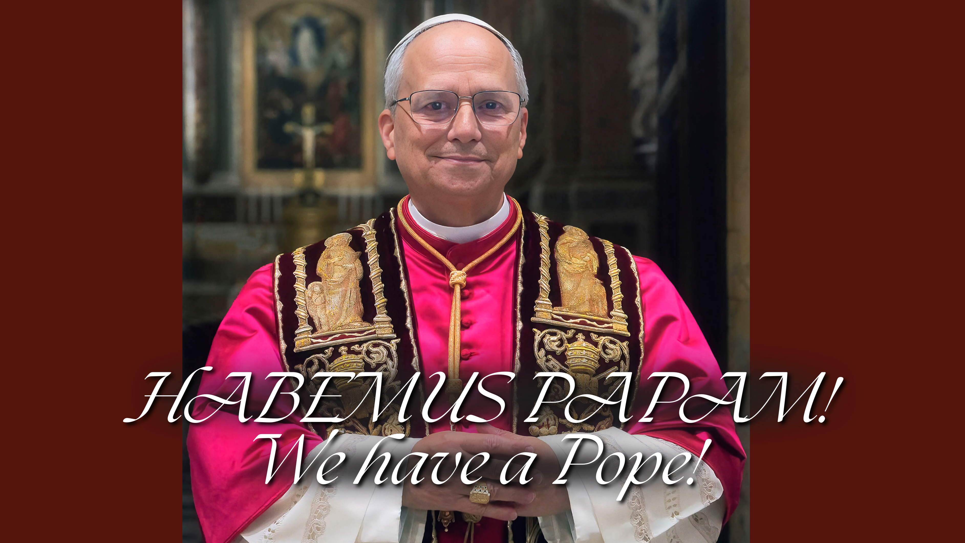 Pope Leo XIV art and holy cards