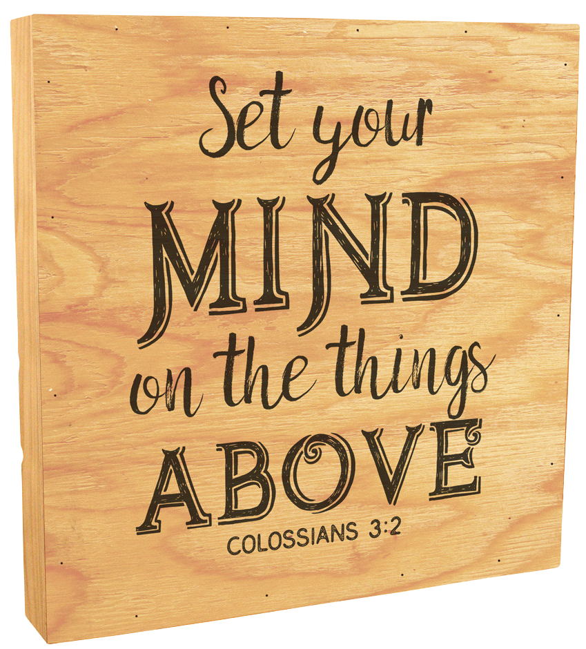 “Set Your Mind“ St Paul Rustic Box Art