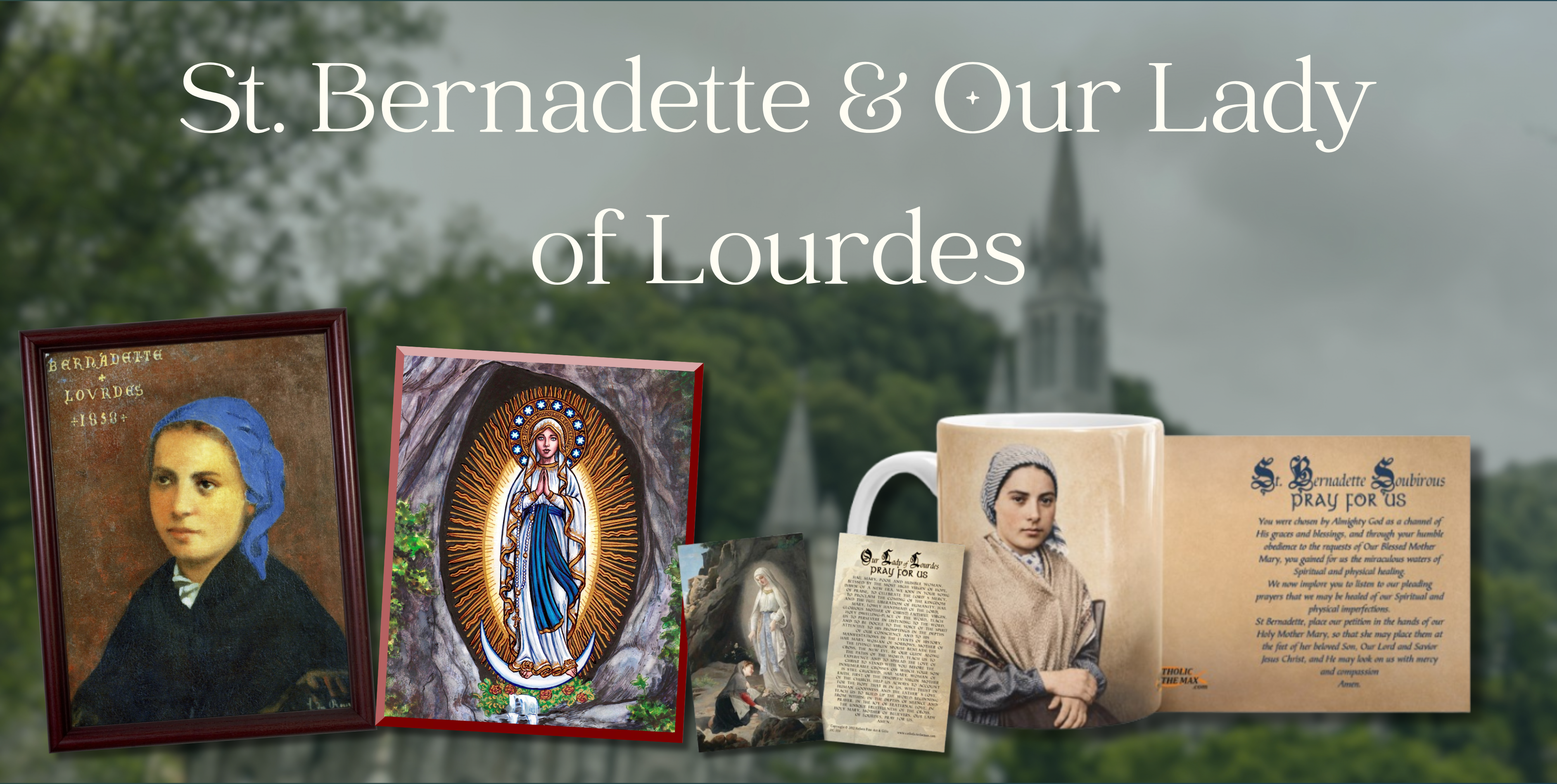 St. Bernadette Soubirous and Our Lady of Lourdes