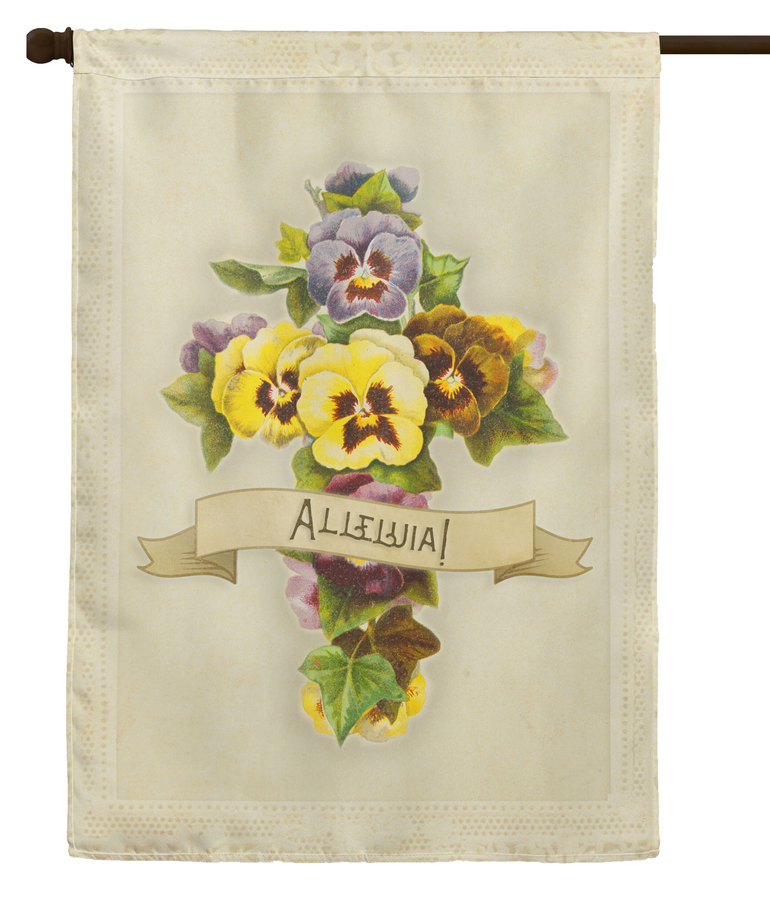 Alleluia Outdoor House Flag