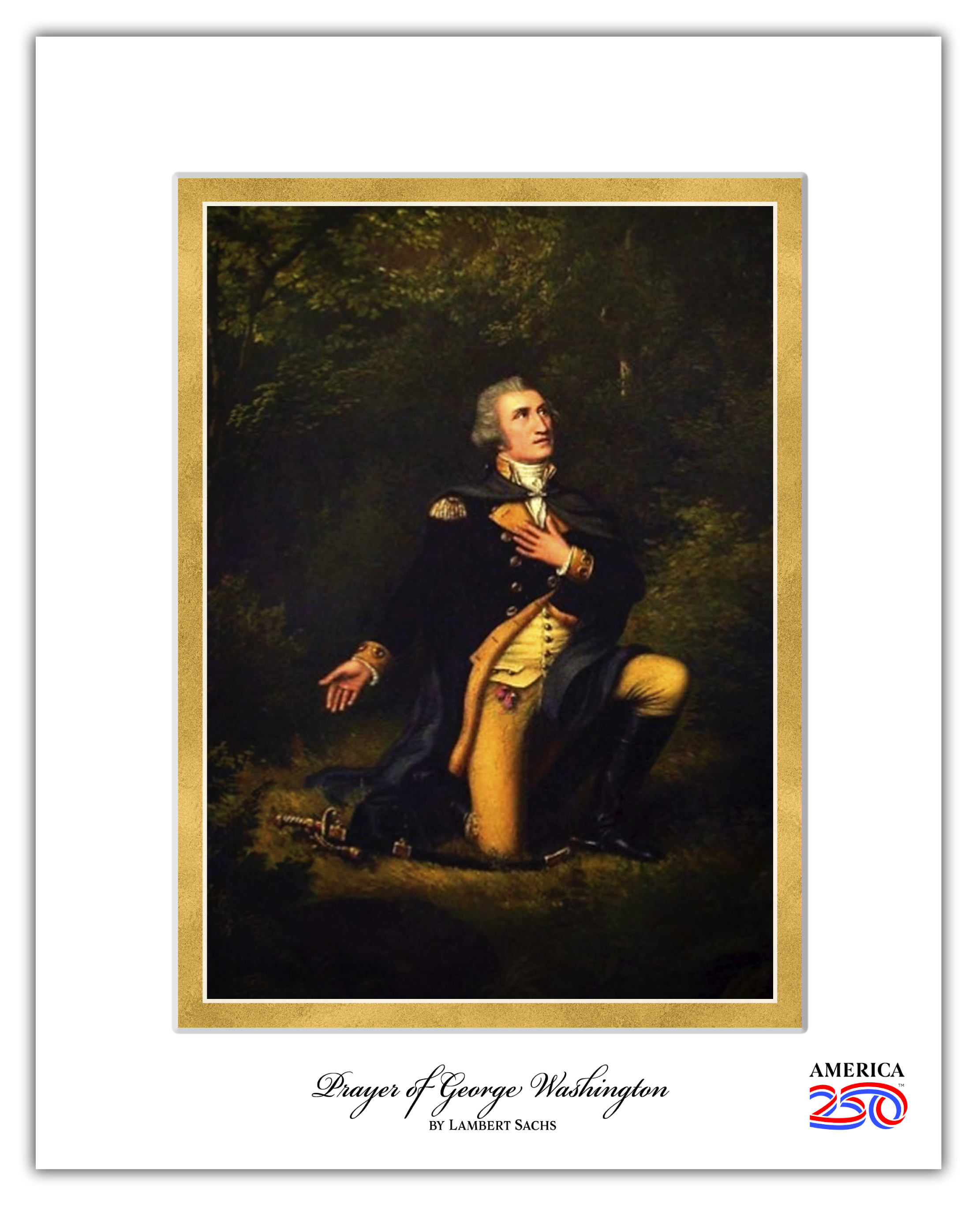 Prayer of George Washington Print