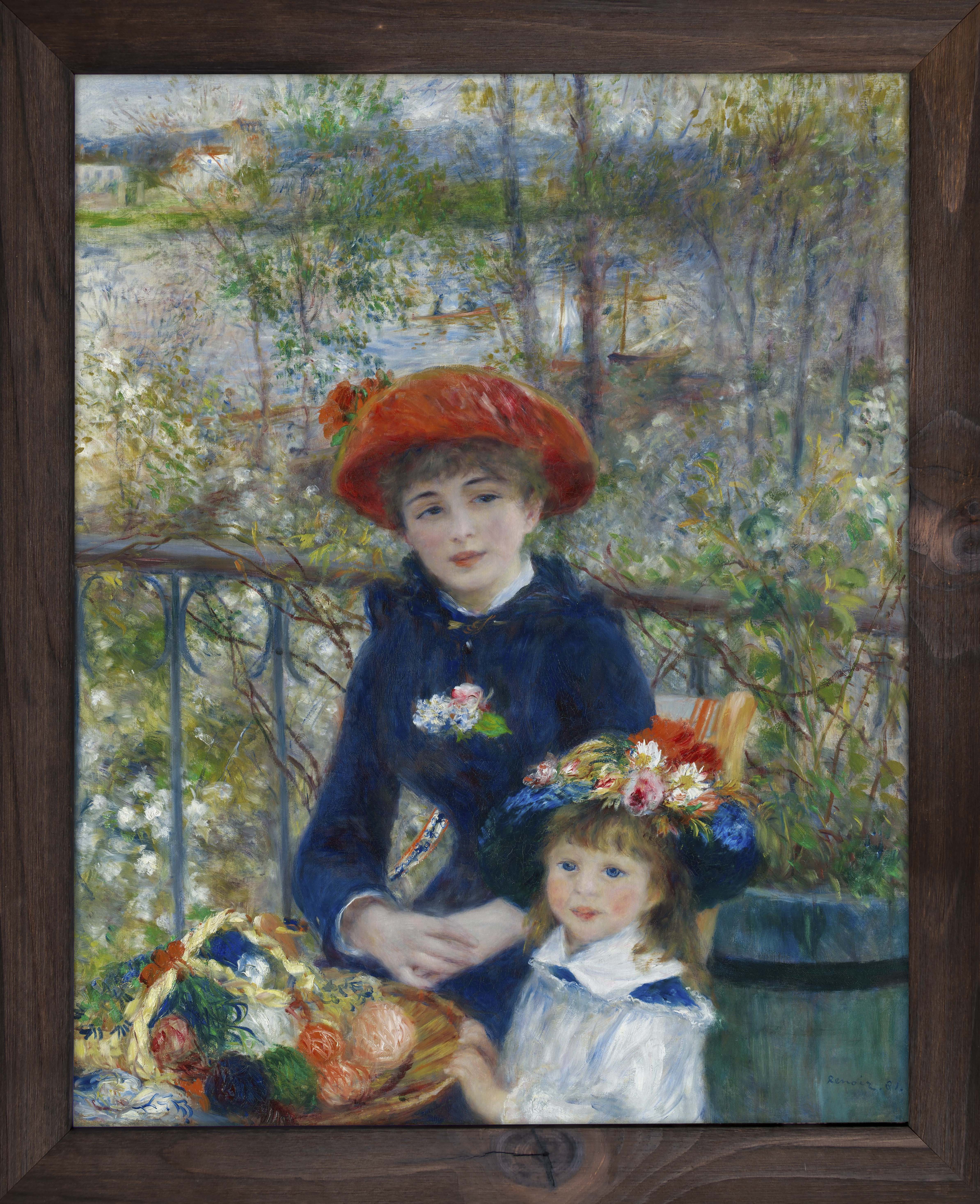 Two Sisters (On the Terrace) - Pierre-Auguste Renoir