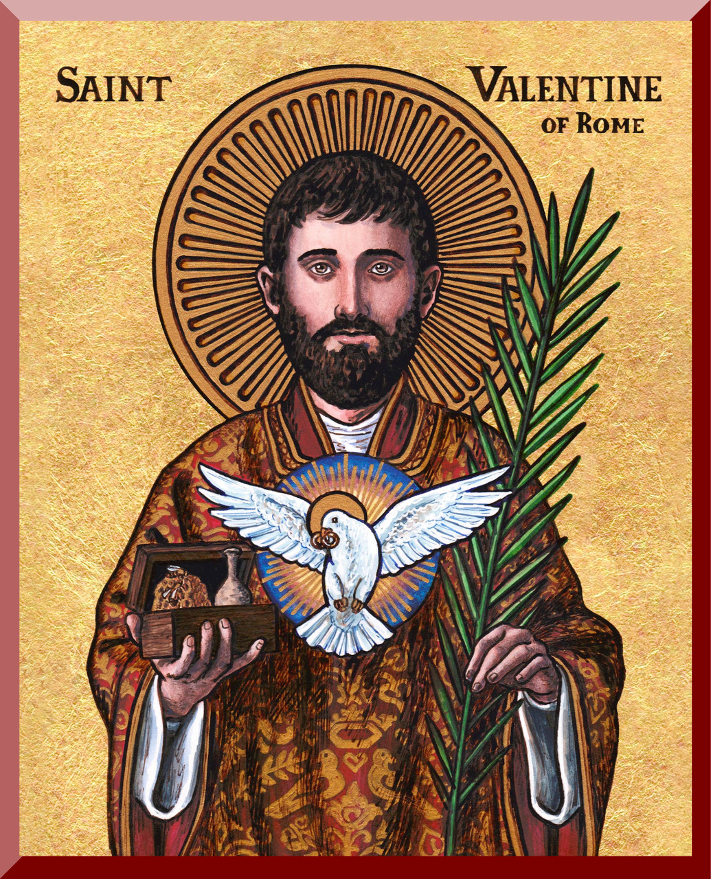 Theophilia St. Valentine of Rome Wall Plaque