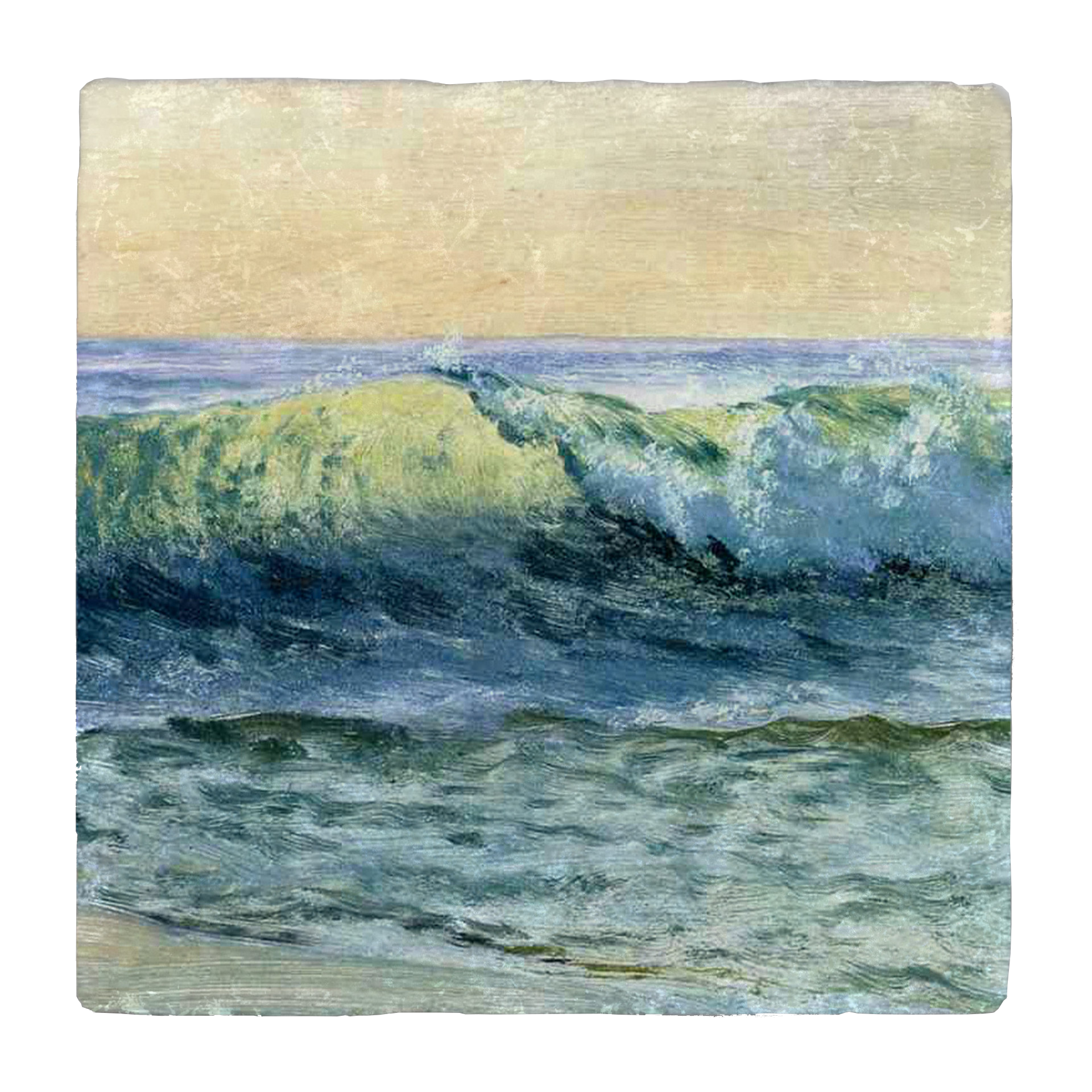 “The Wave“ Tumbled Stone Coaster