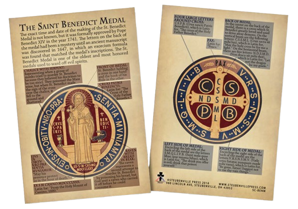 Saint Benedict Medal Faith Explained Card