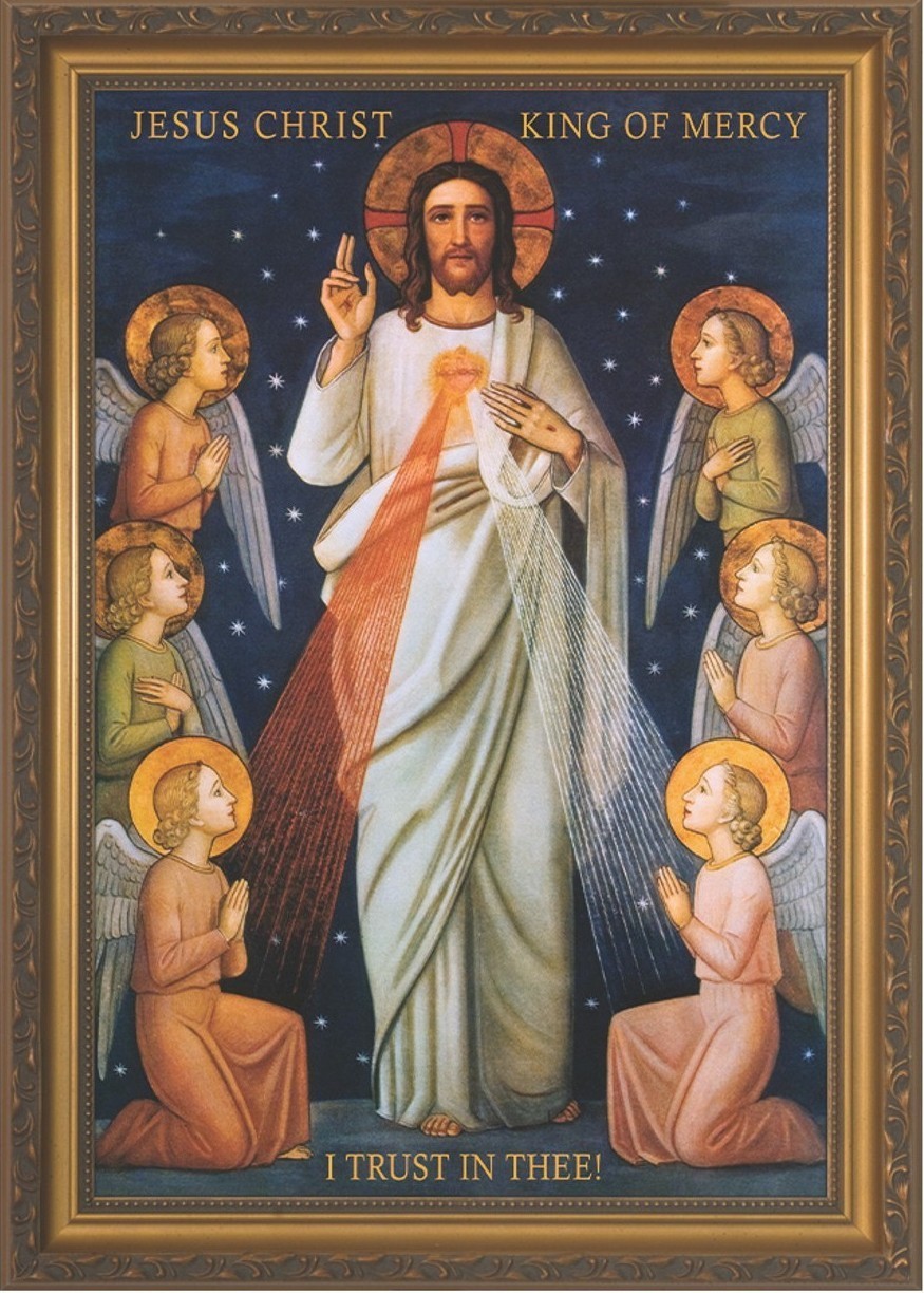 King of Divine Mercy Framed Art