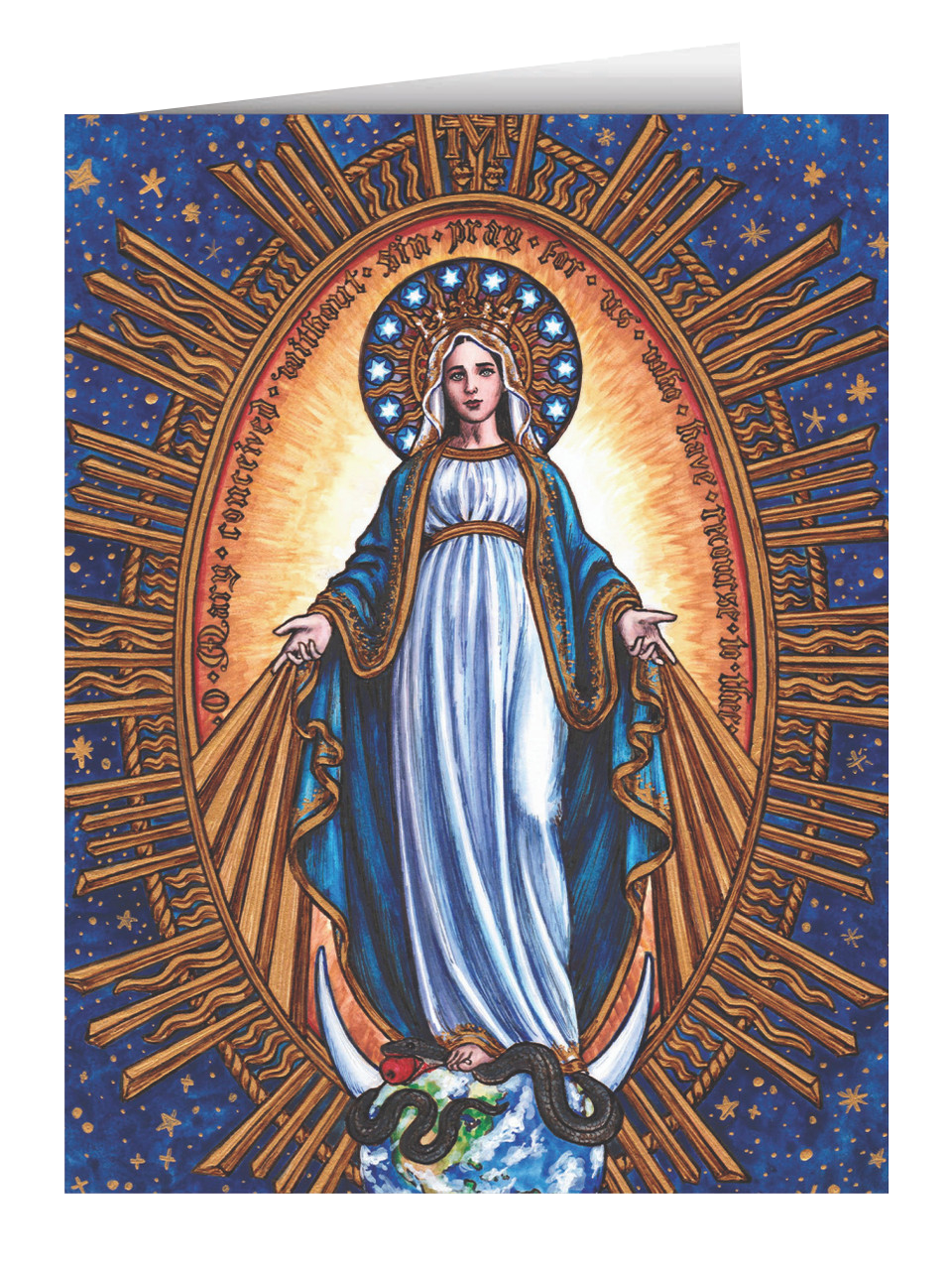 Theophilia Our Lady of Grace Note Card