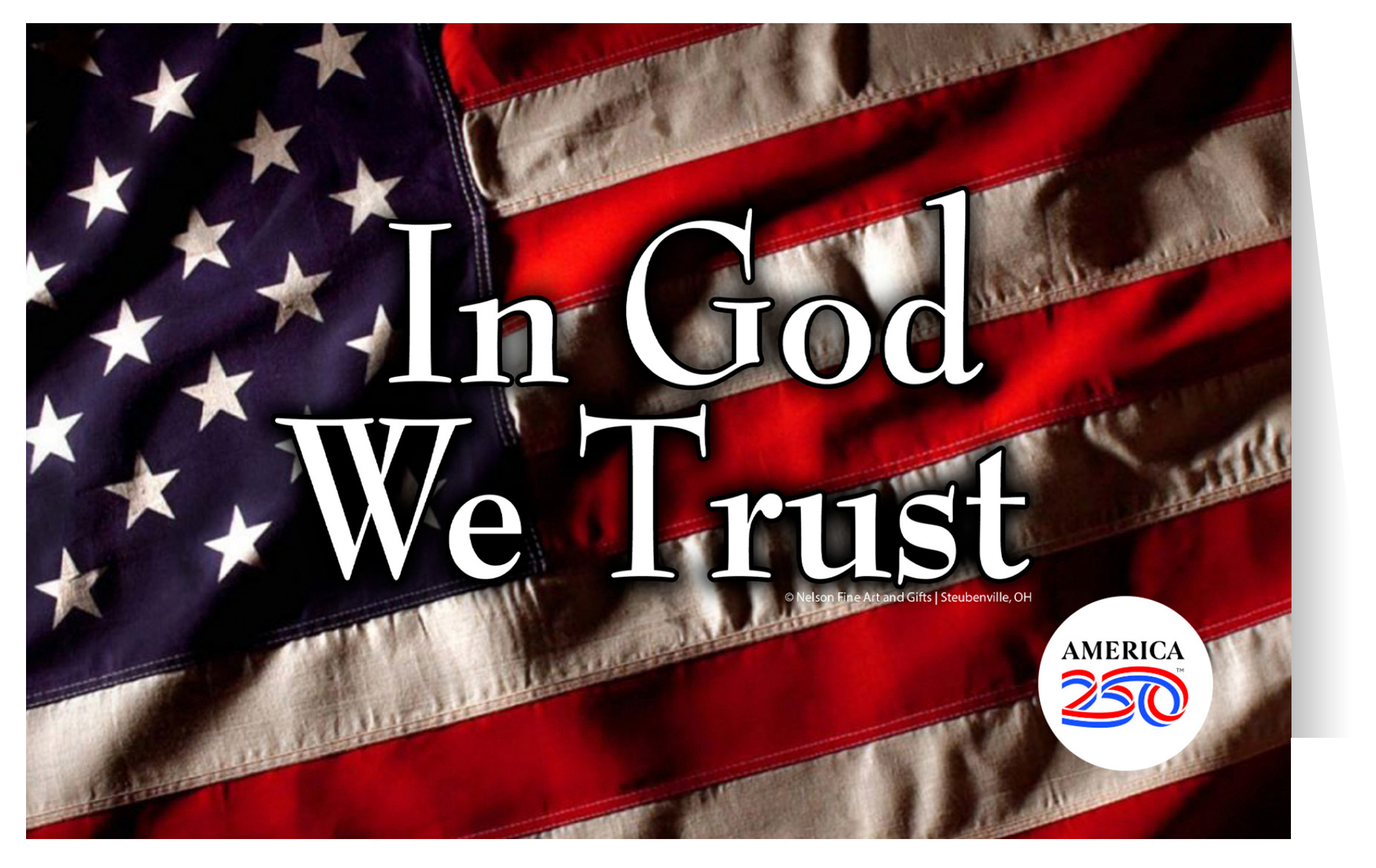 “In God We Trust“ Note Card