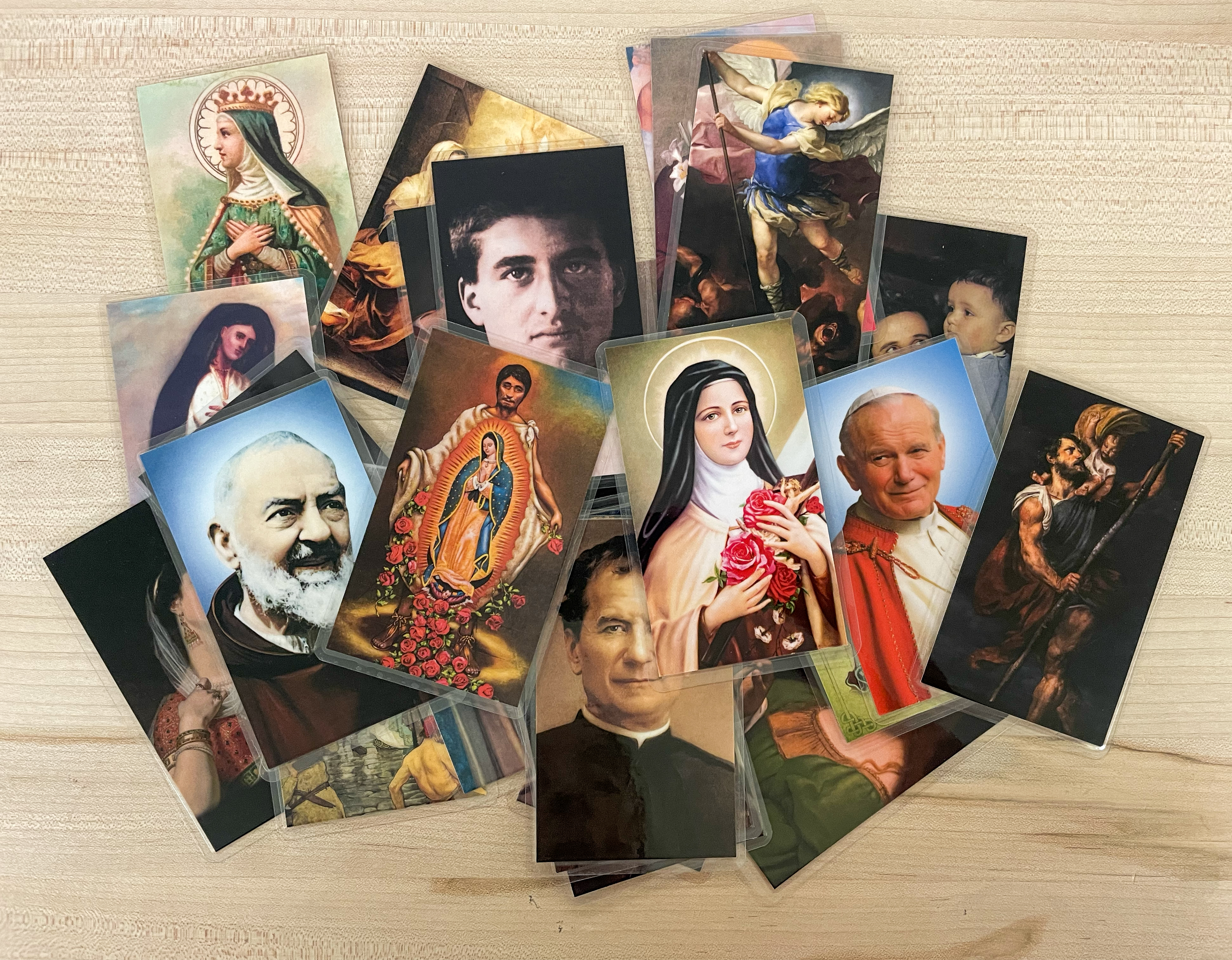 Variety Pack of Saint Holy Cards