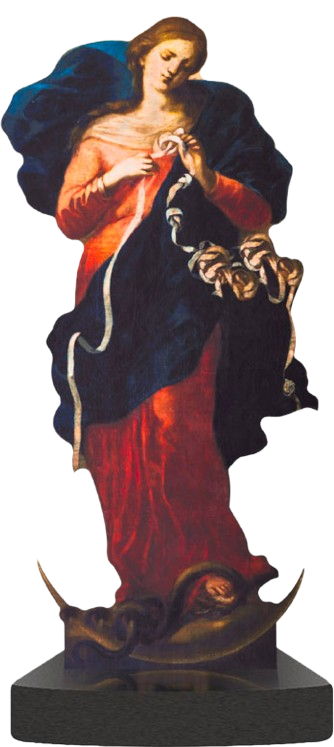 Mary Undoer of Knots Standee