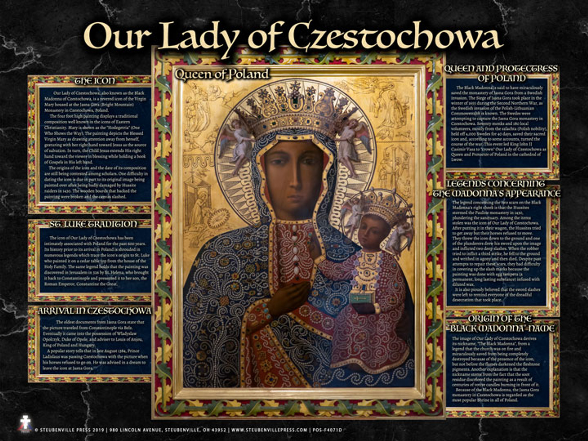 Our Lady of Czestochowa Explained Poster