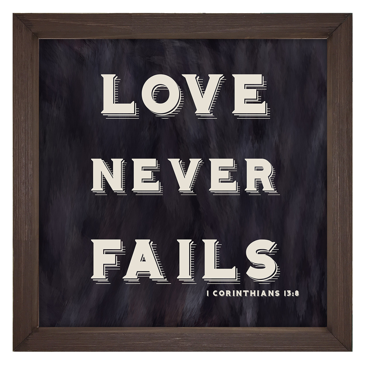Corinthians 13:8 Framed Quote
