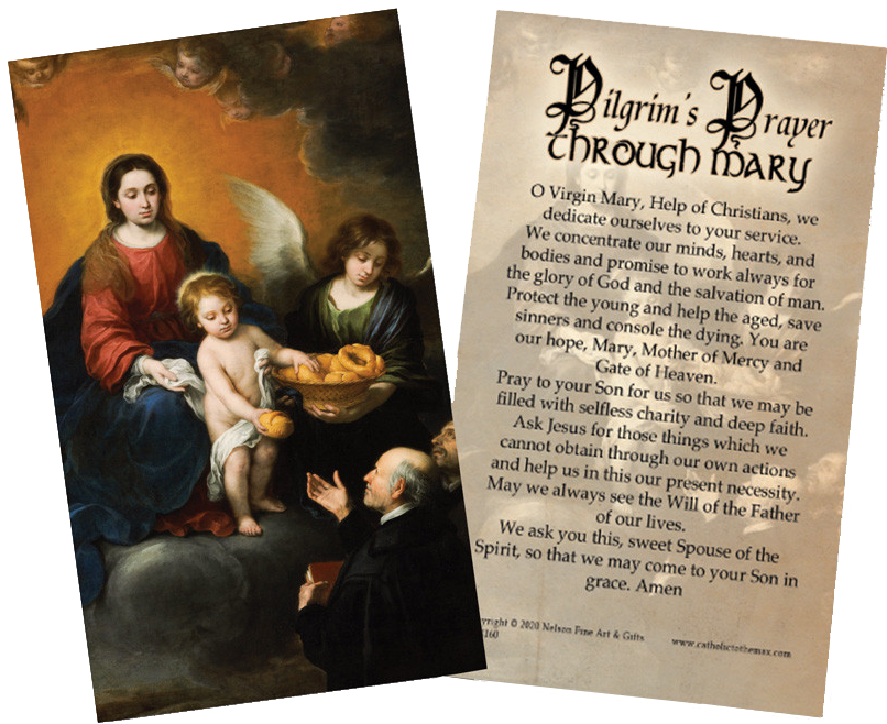 Pilgrim's Prayer Holy Card
