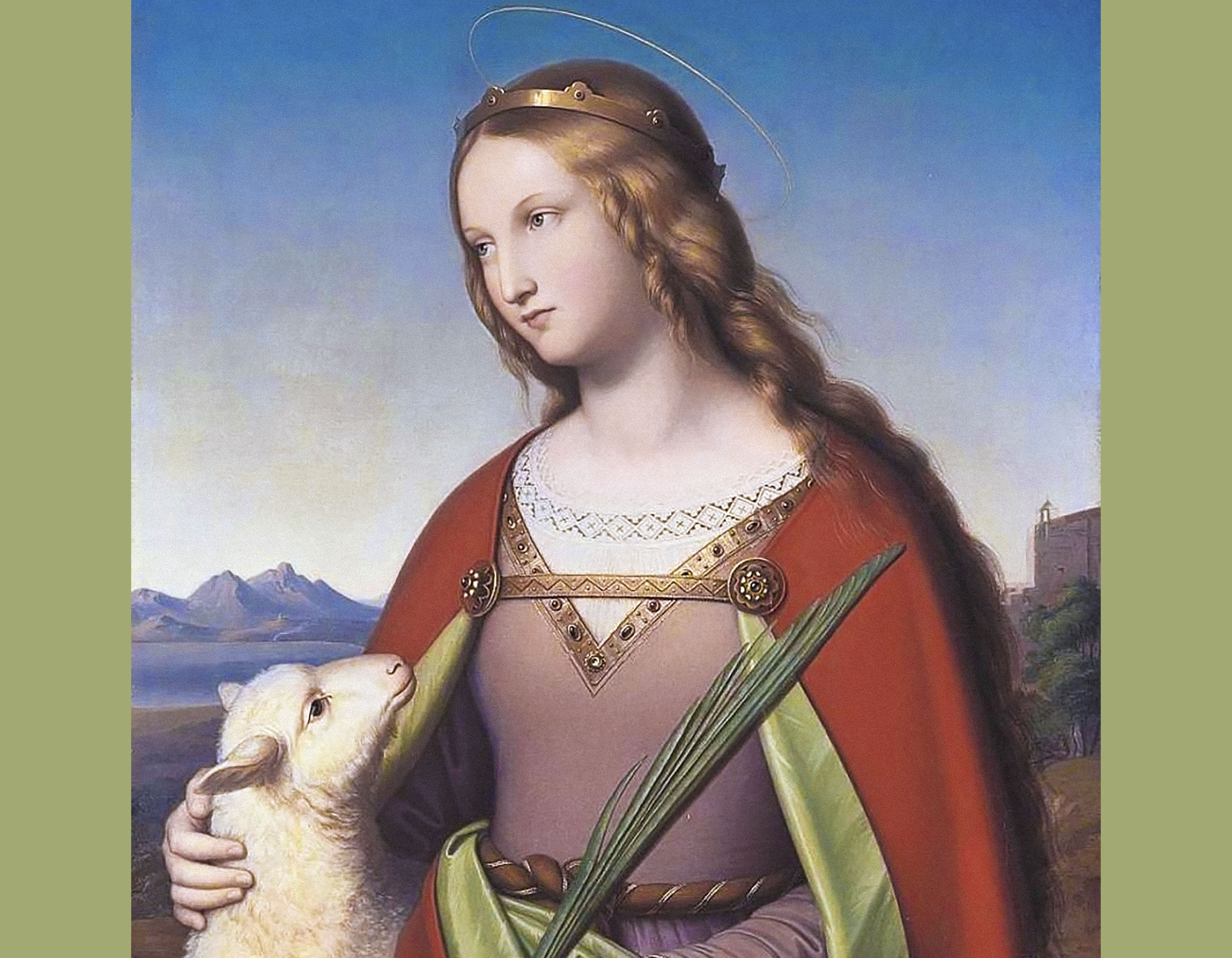 Catholic Liturgical Calendar 2027: Female Saints - Inside image example