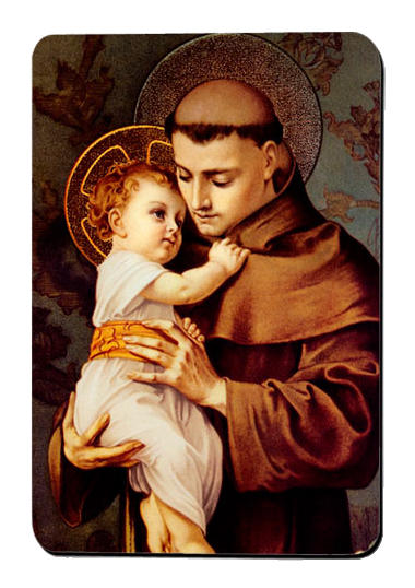 St. Anthony with Jesus Magnet