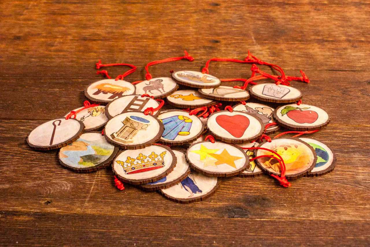Jesse Tree Ornaments - Set of 27