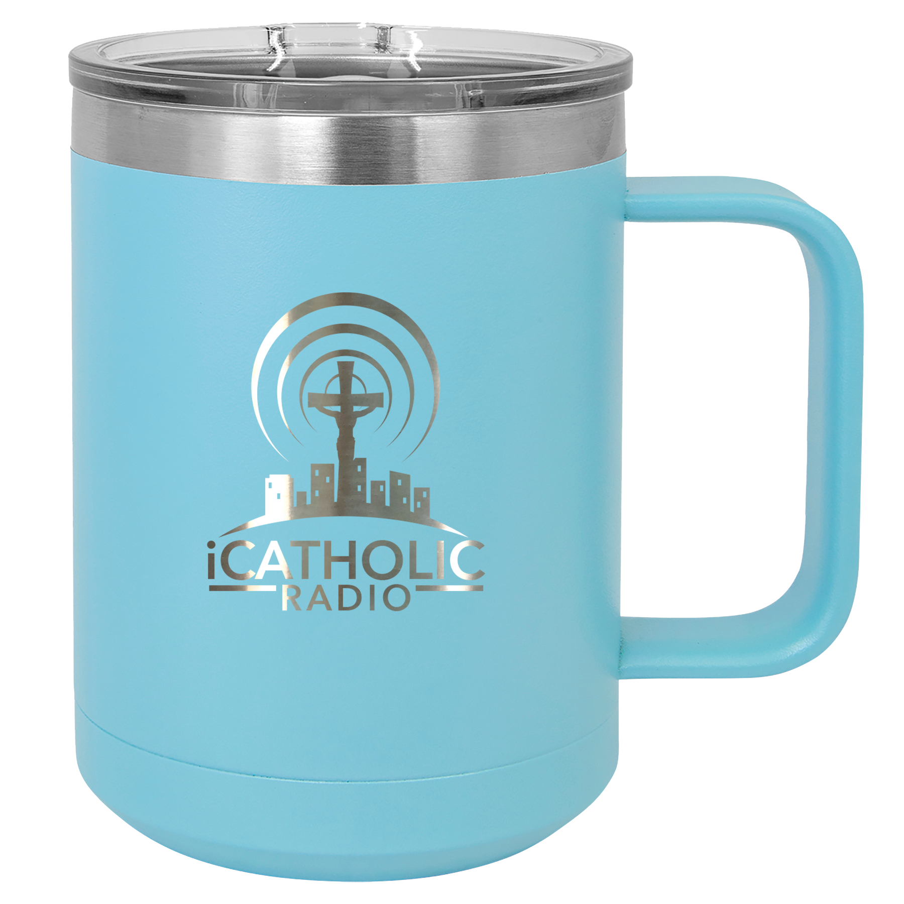 iCatholic Radio 15oz Travel Mug