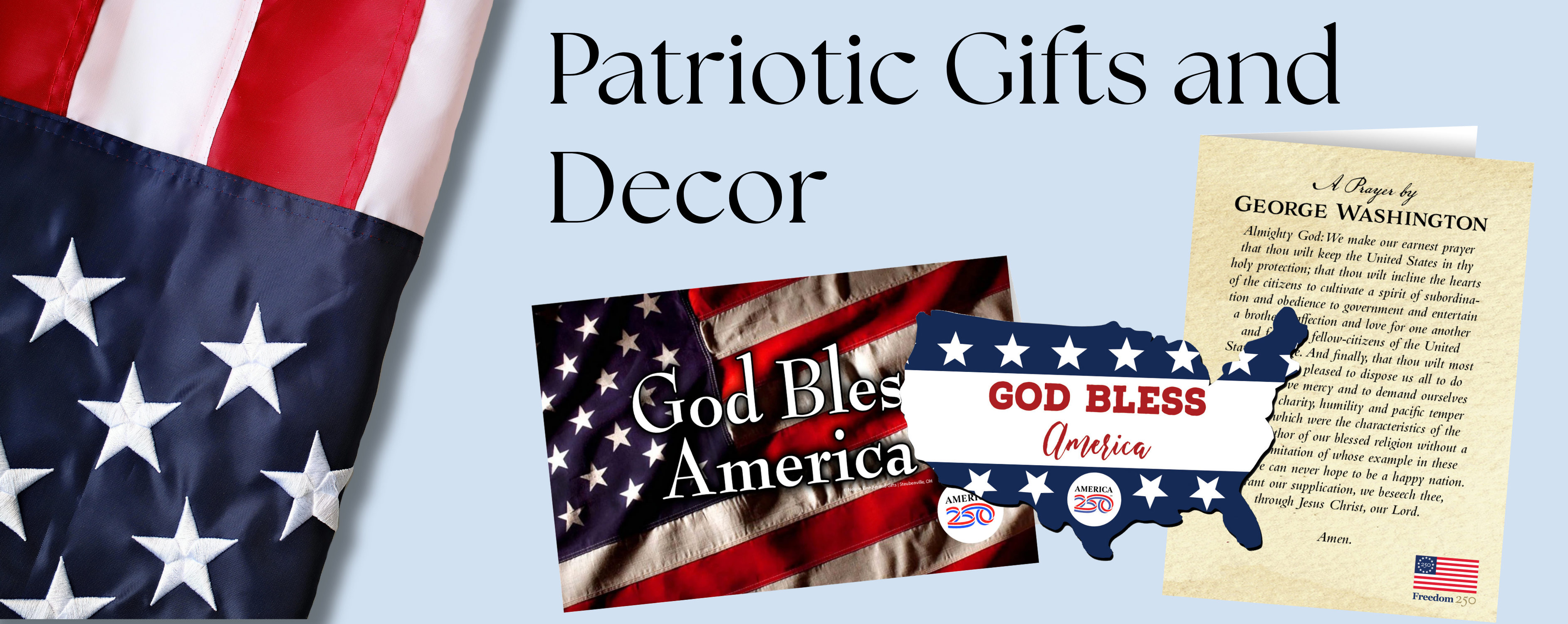 Patriotic Gifts and Decor