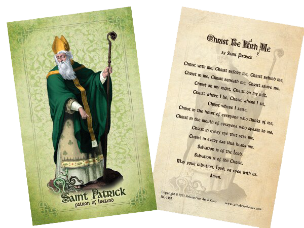 St. Patrick Holy Card