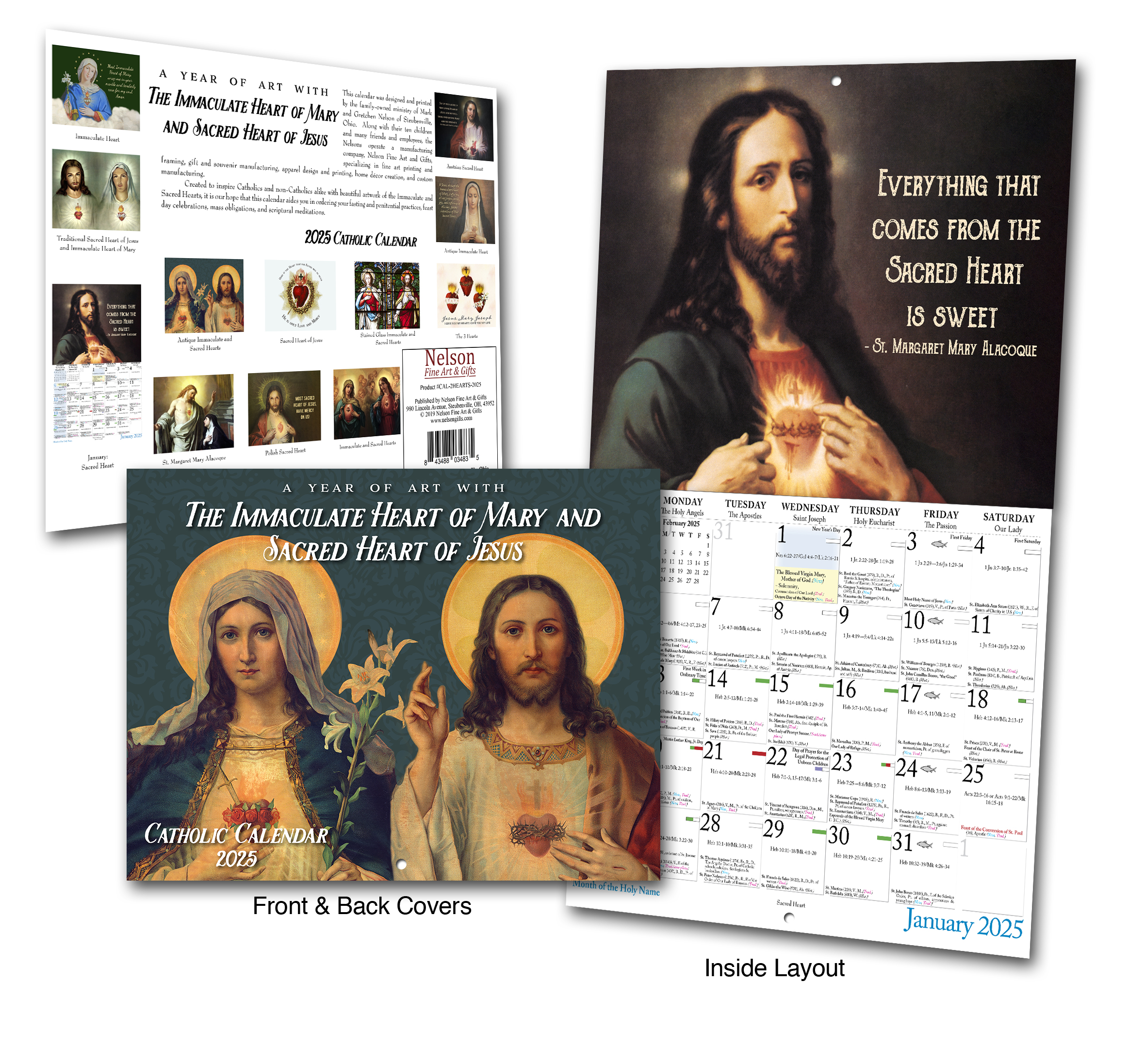 Catholic Liturgical Calendar 2025: Sacred and Immaculate Hearts