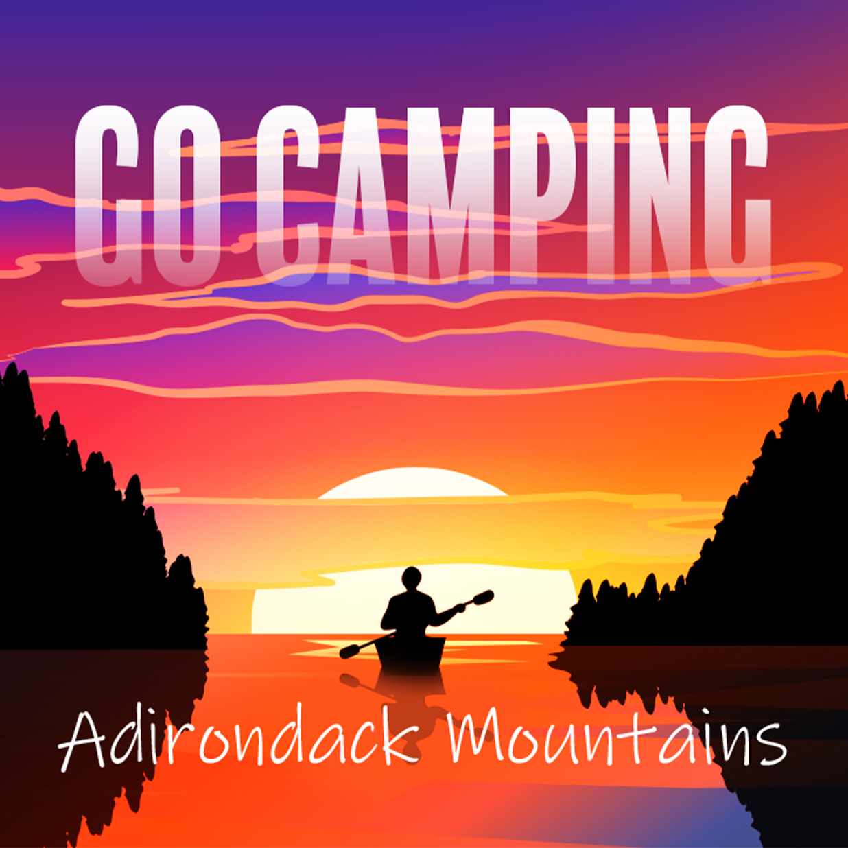 “Go Camping“ Customizable Sticker
