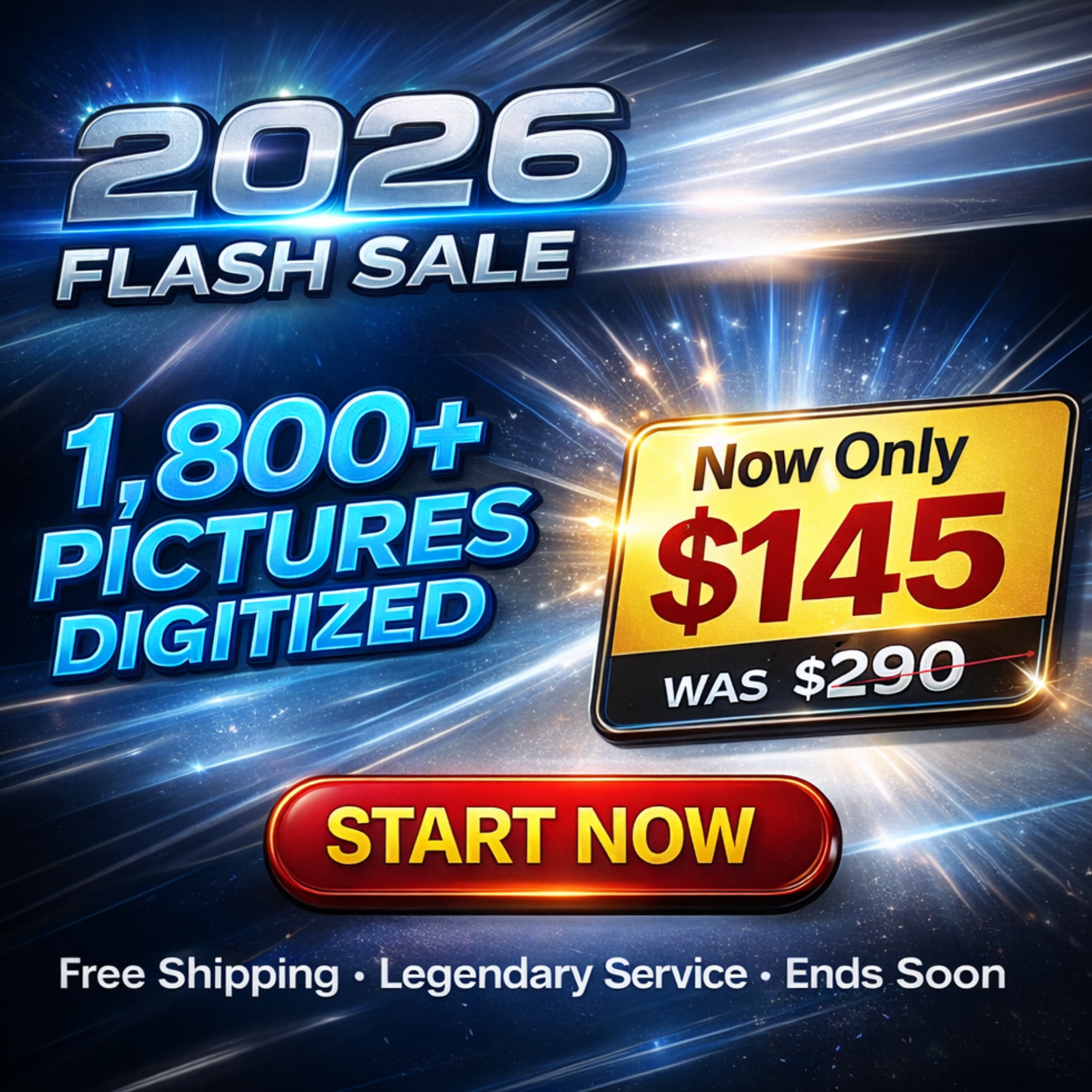 get 1,800+ pictures digitized with free S/H for $145 at ScanMyPhotos.com