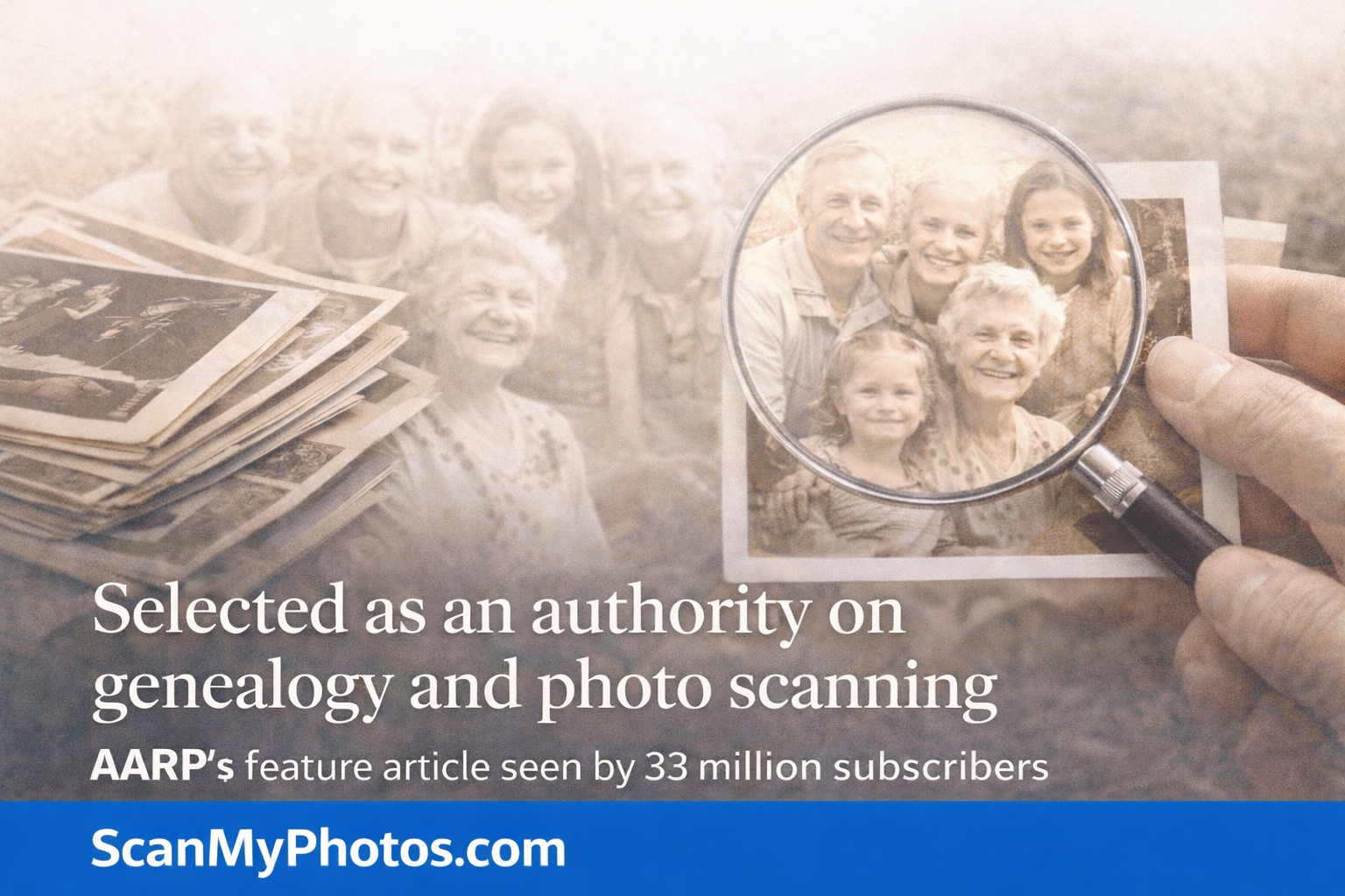 ScanMyPhotos interviewed for AARP on genealogy.