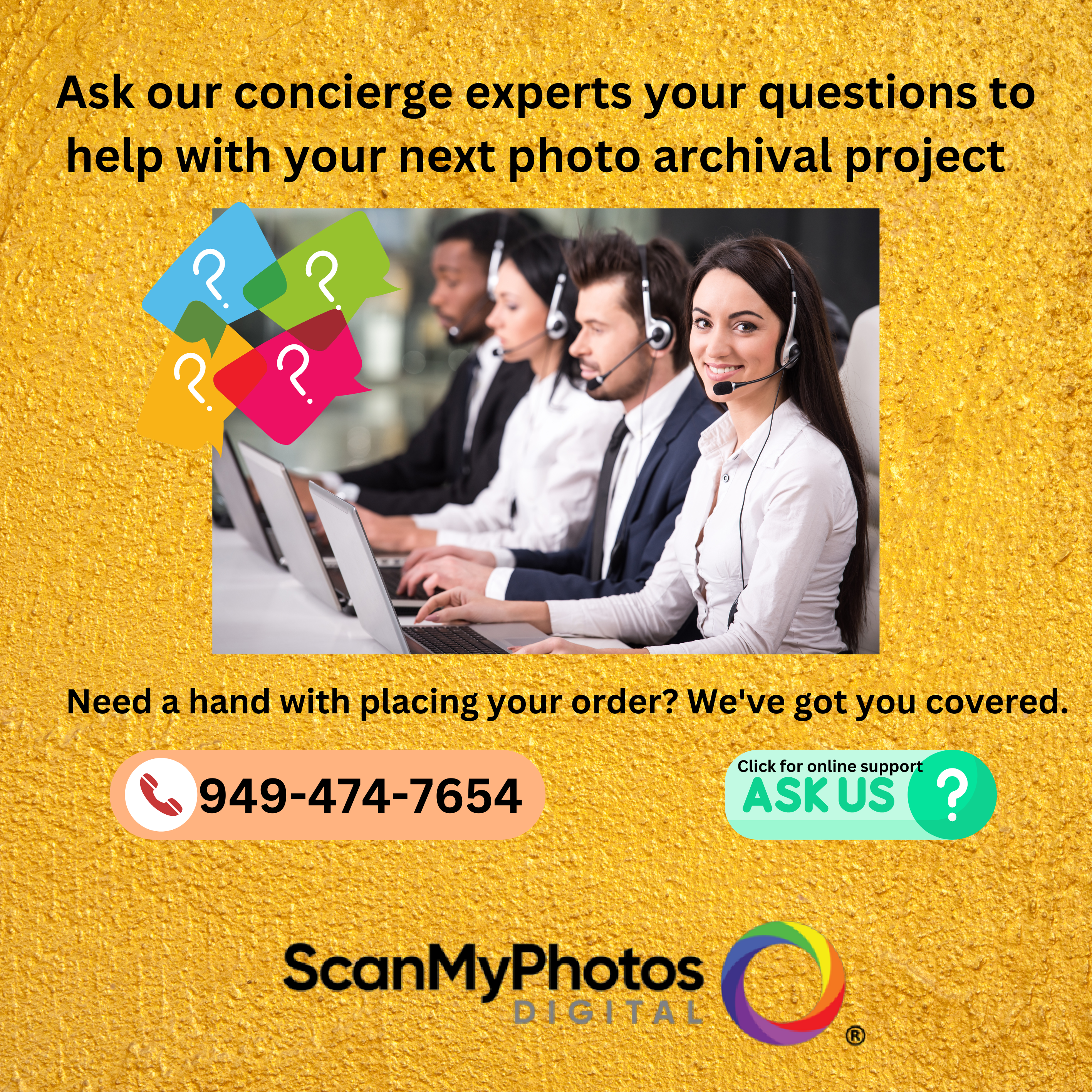 How to reach ScanMyPhotos. Contact Information.