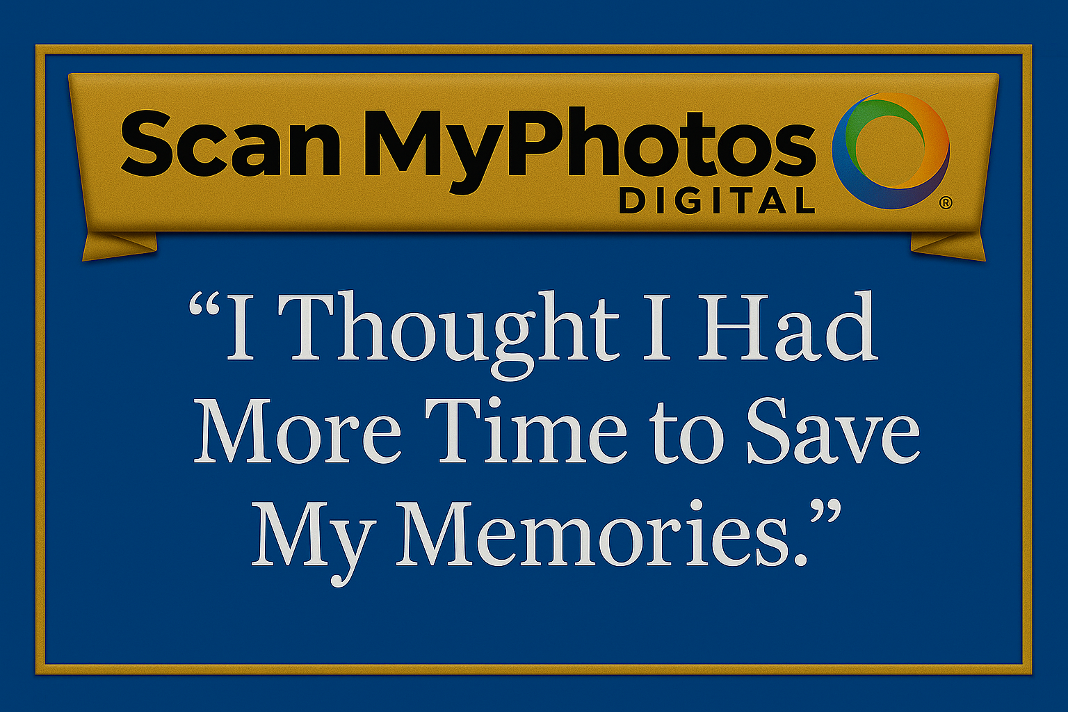 Insurance can't cover ruined photos. Only digitizing can protect them.