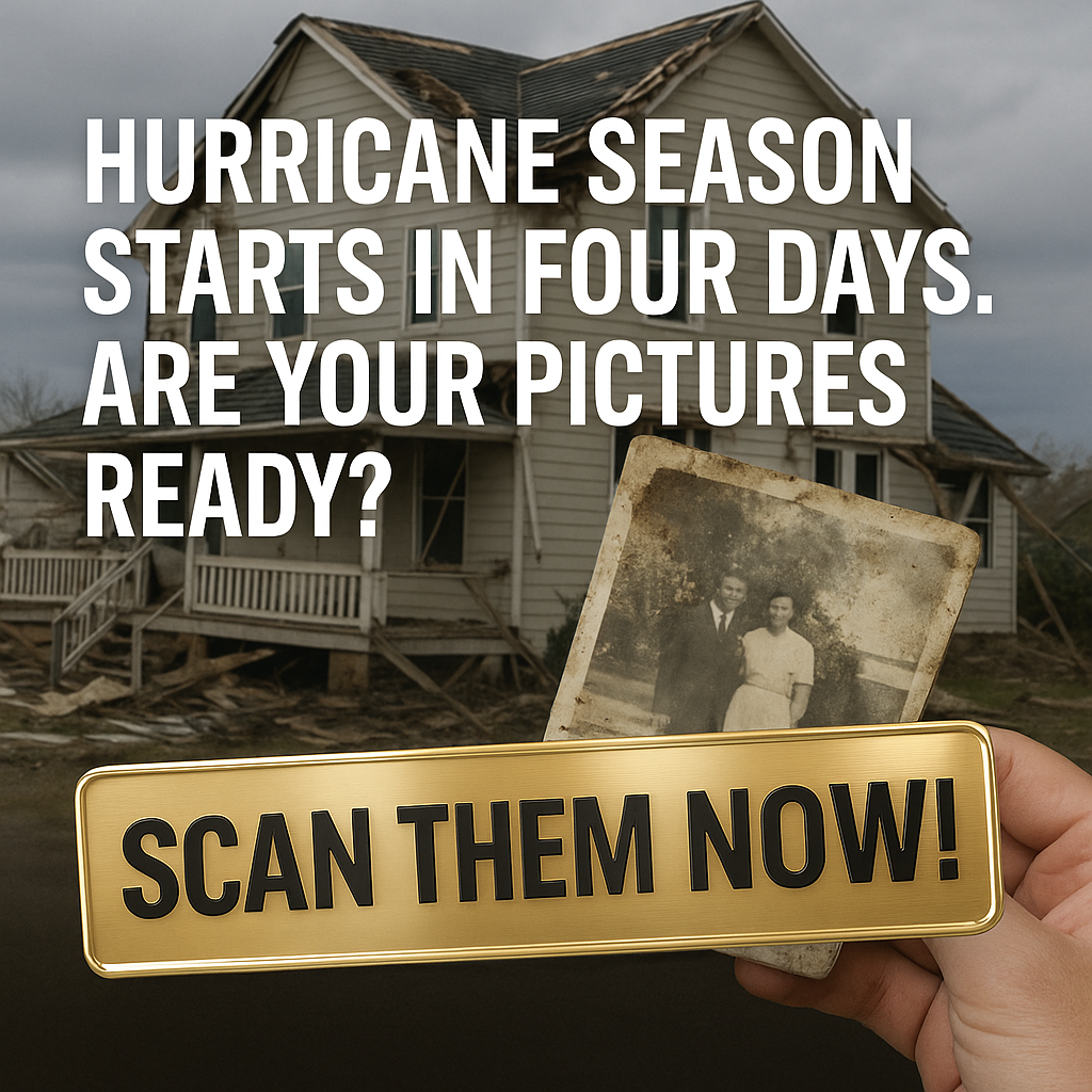 Are your pictures digitized? Protected from hurricanes? 