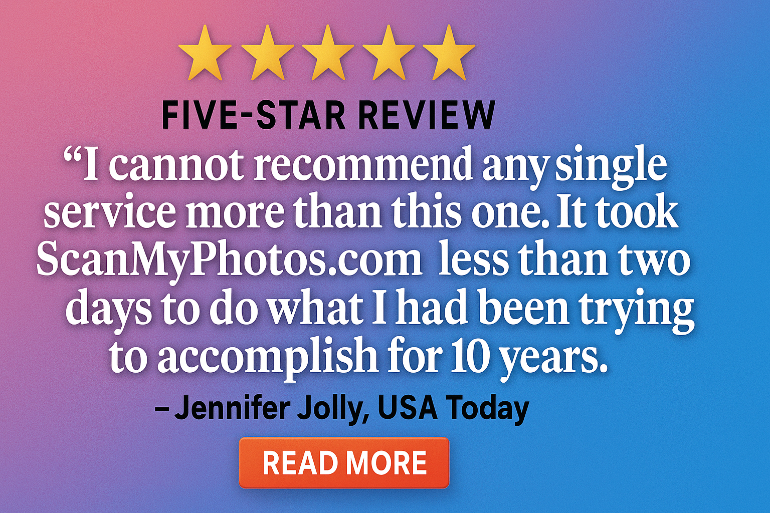 USA Today photo scanning review on ScanMyPhotos