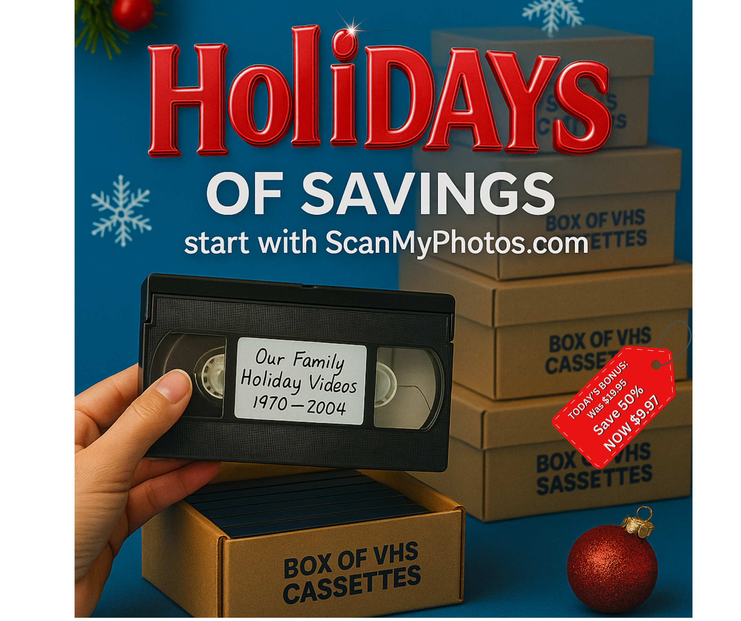 I have lots of VHS tapes to convert to digitize + free s/h.