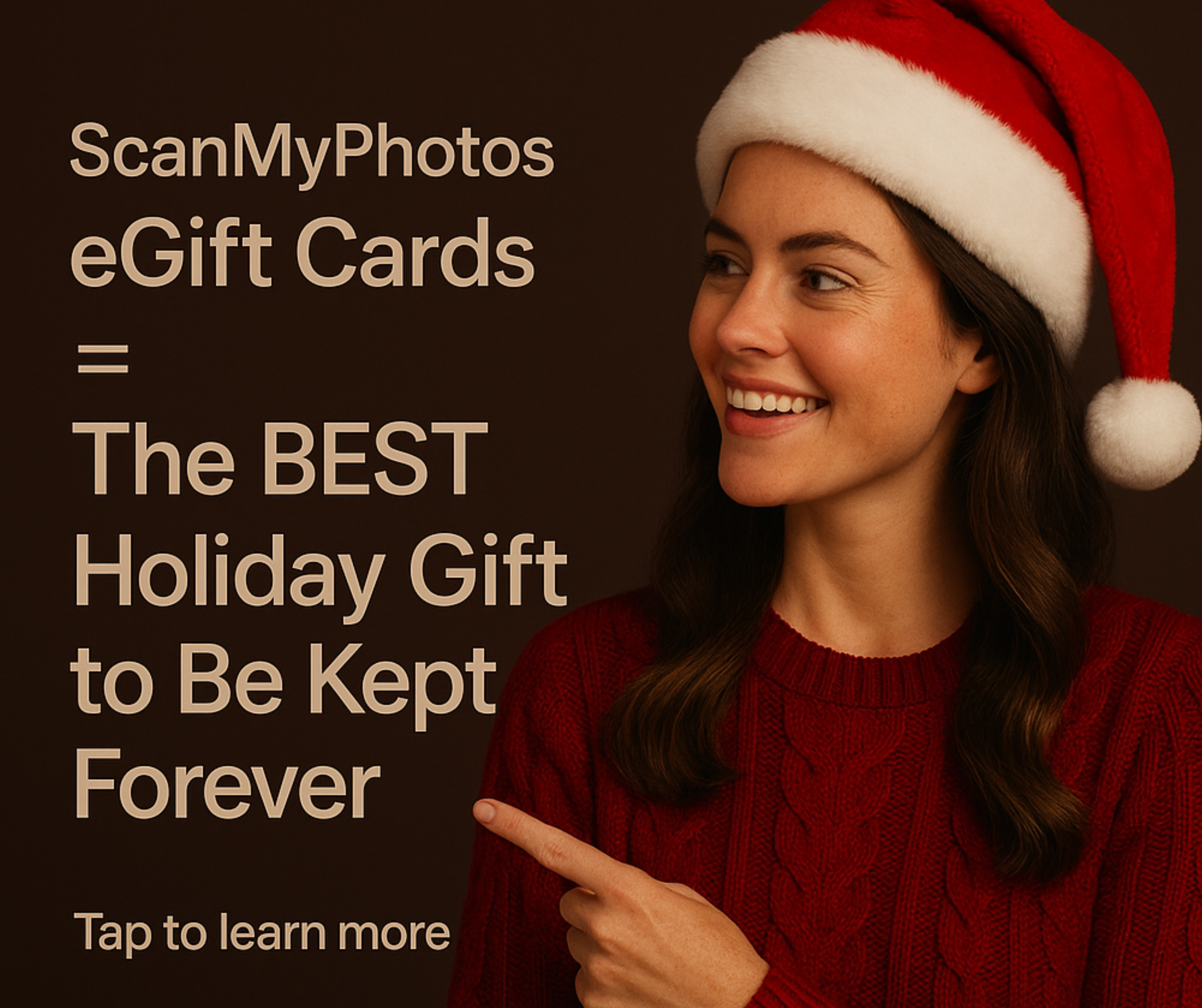 Best holiday gift to digitize pictures with eGift cards from ScanMyPhotos.
