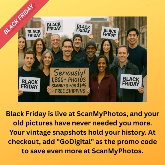 Black Friday money saving deals to digitize pictures