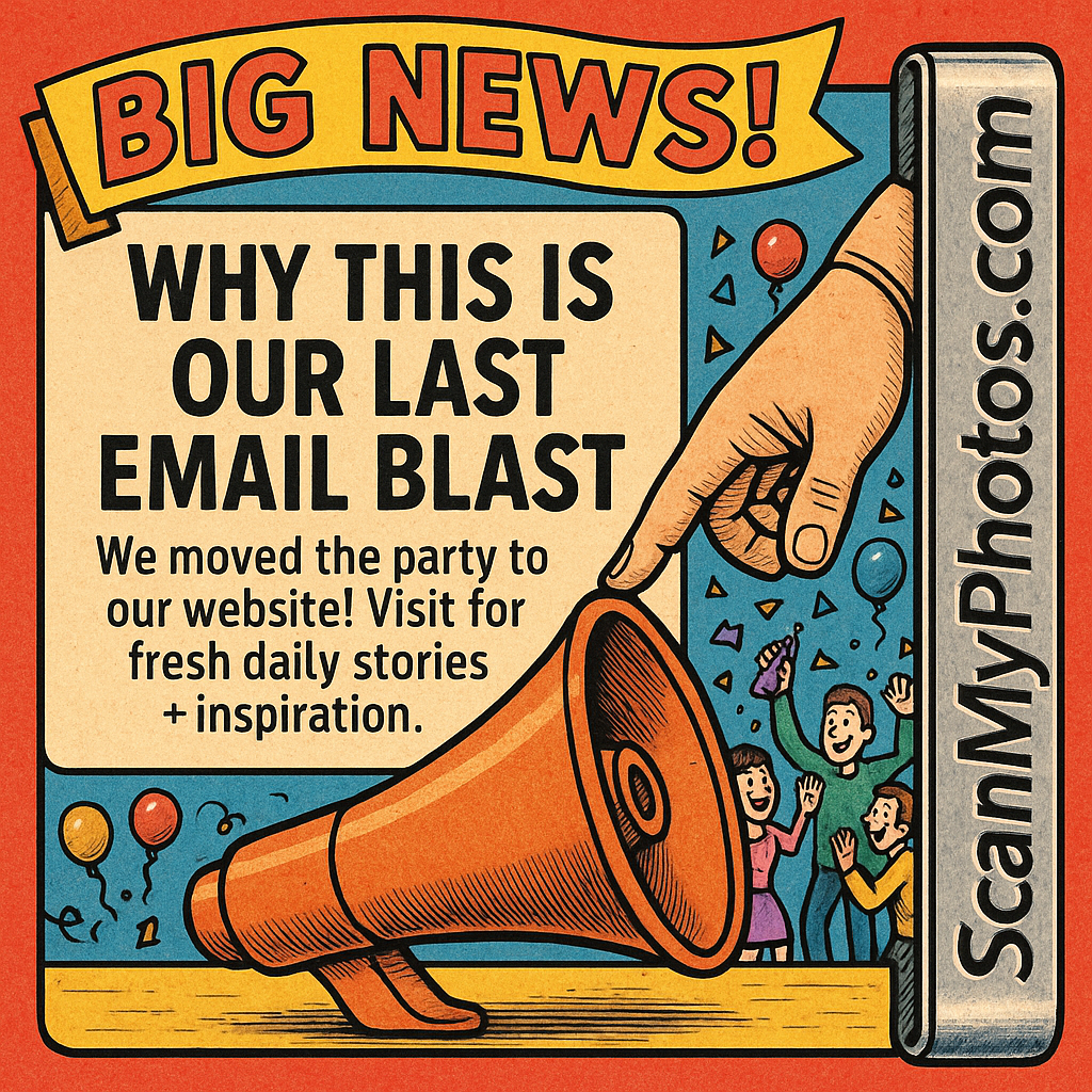 end to email blasts at ScanMyPhotos