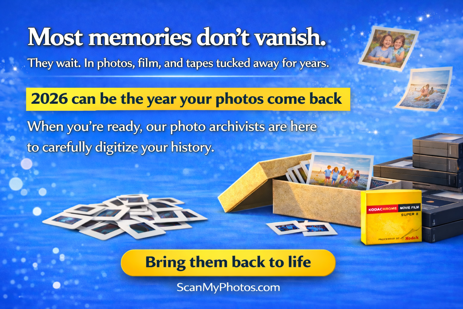 Start the new year by digitizing your old photos