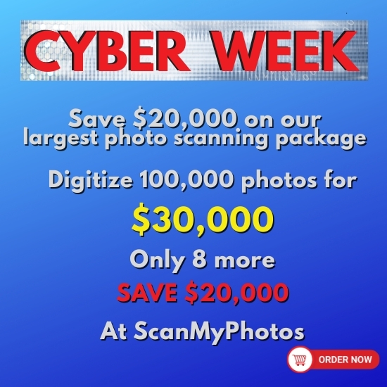 How to get 100,000 pictures digitized at ScanMyPhotos