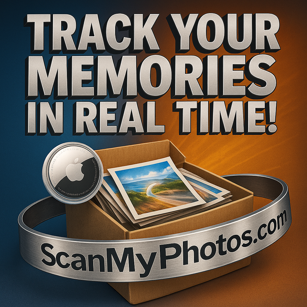 Use GPS tracking to include with your photo scanning order at ScanMyPhotos.com