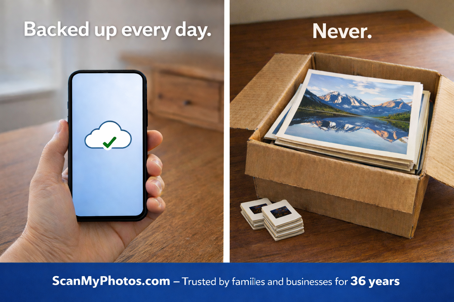 Are your old pictures scanned? Backed up 