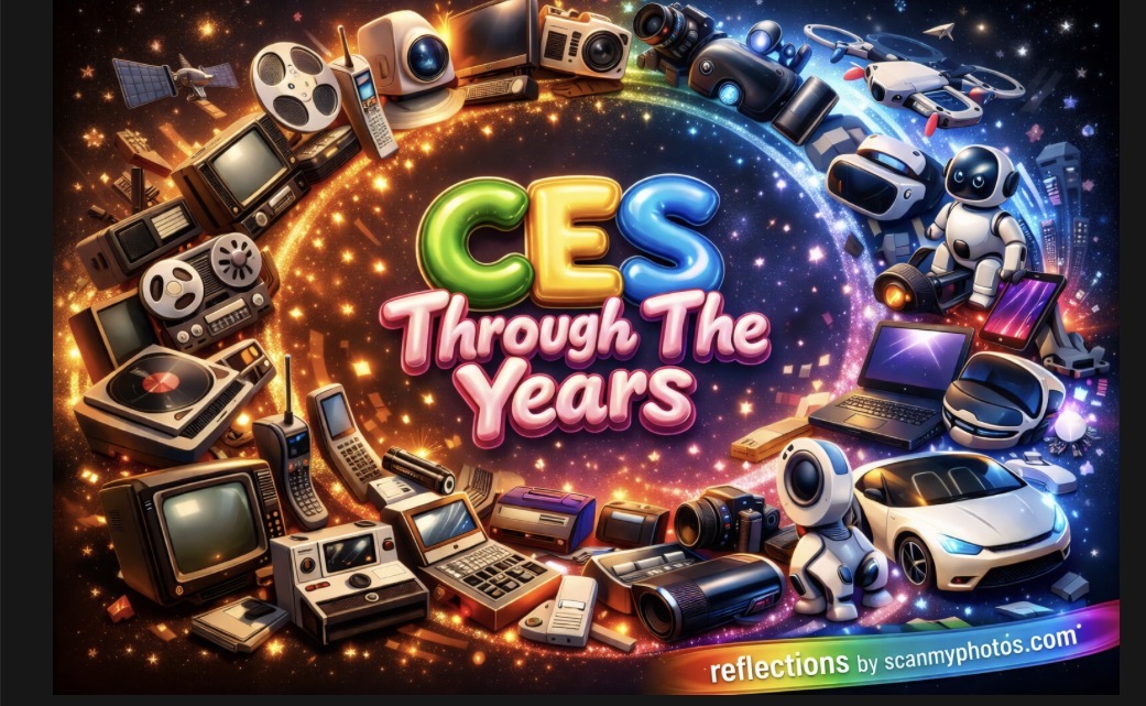 CES tech over the years (ScanMyPhotos) 