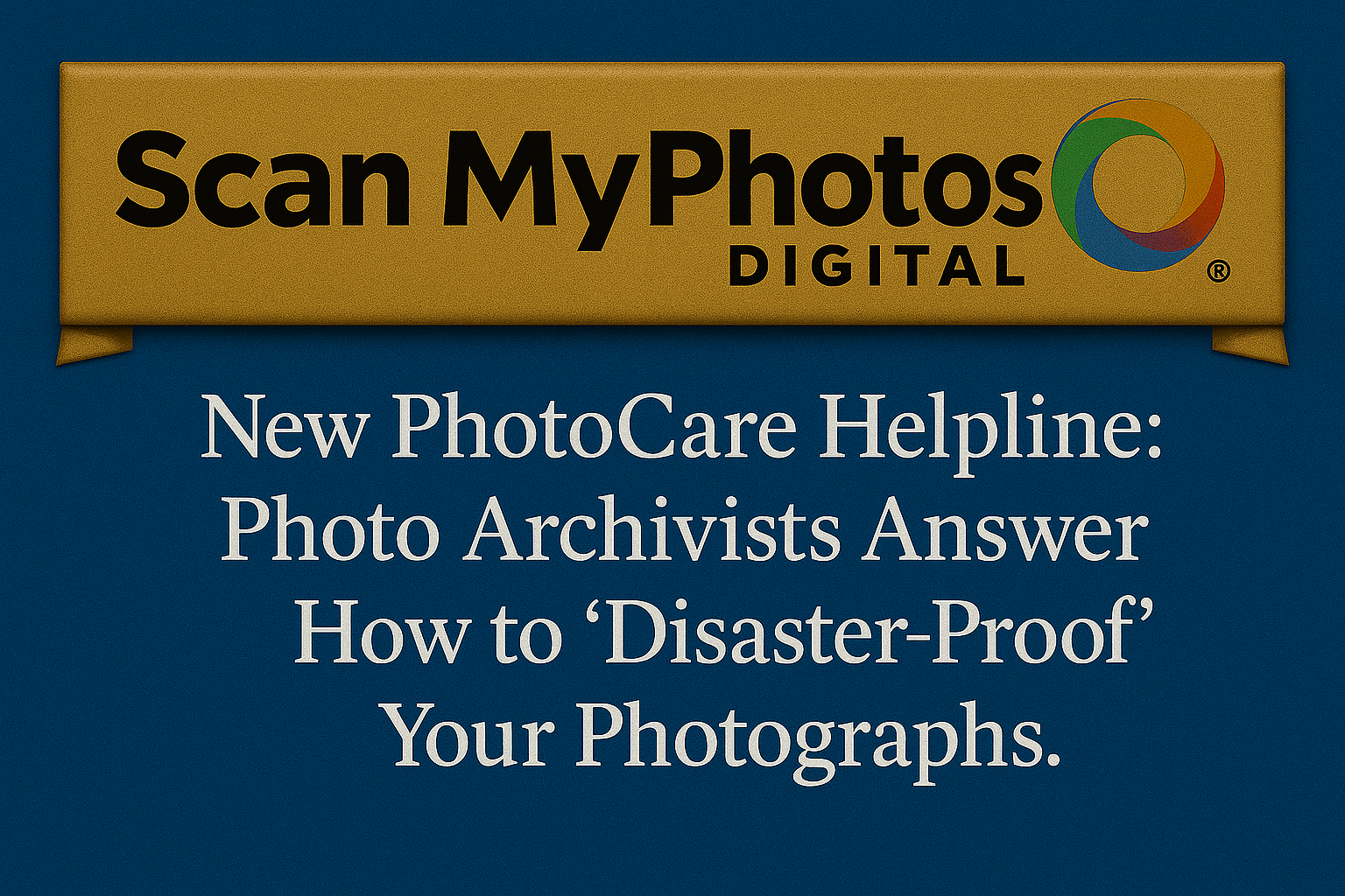 Insurance can't cover ruined photos. Only digitizing can protect them.