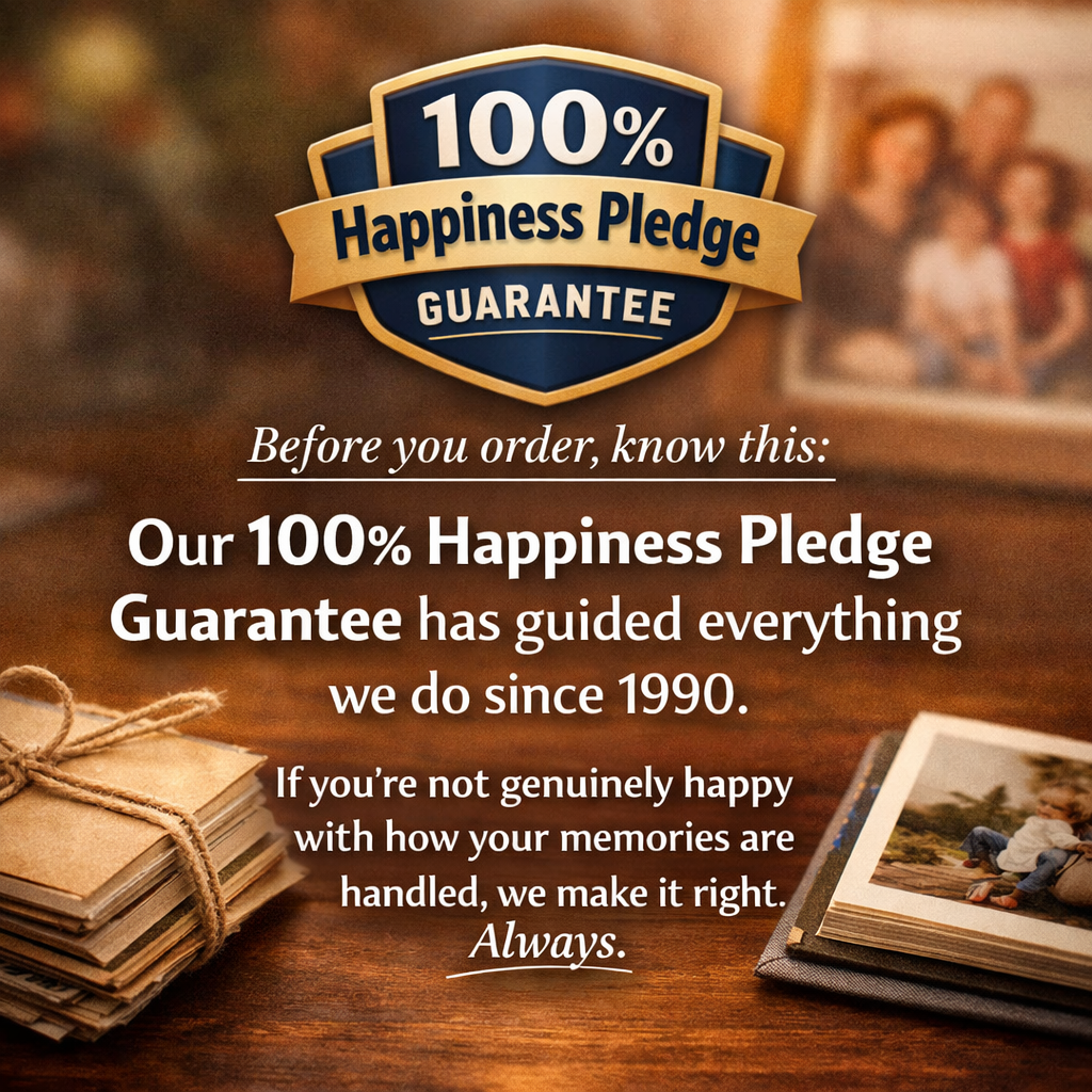 100% happiness pledge guarantee